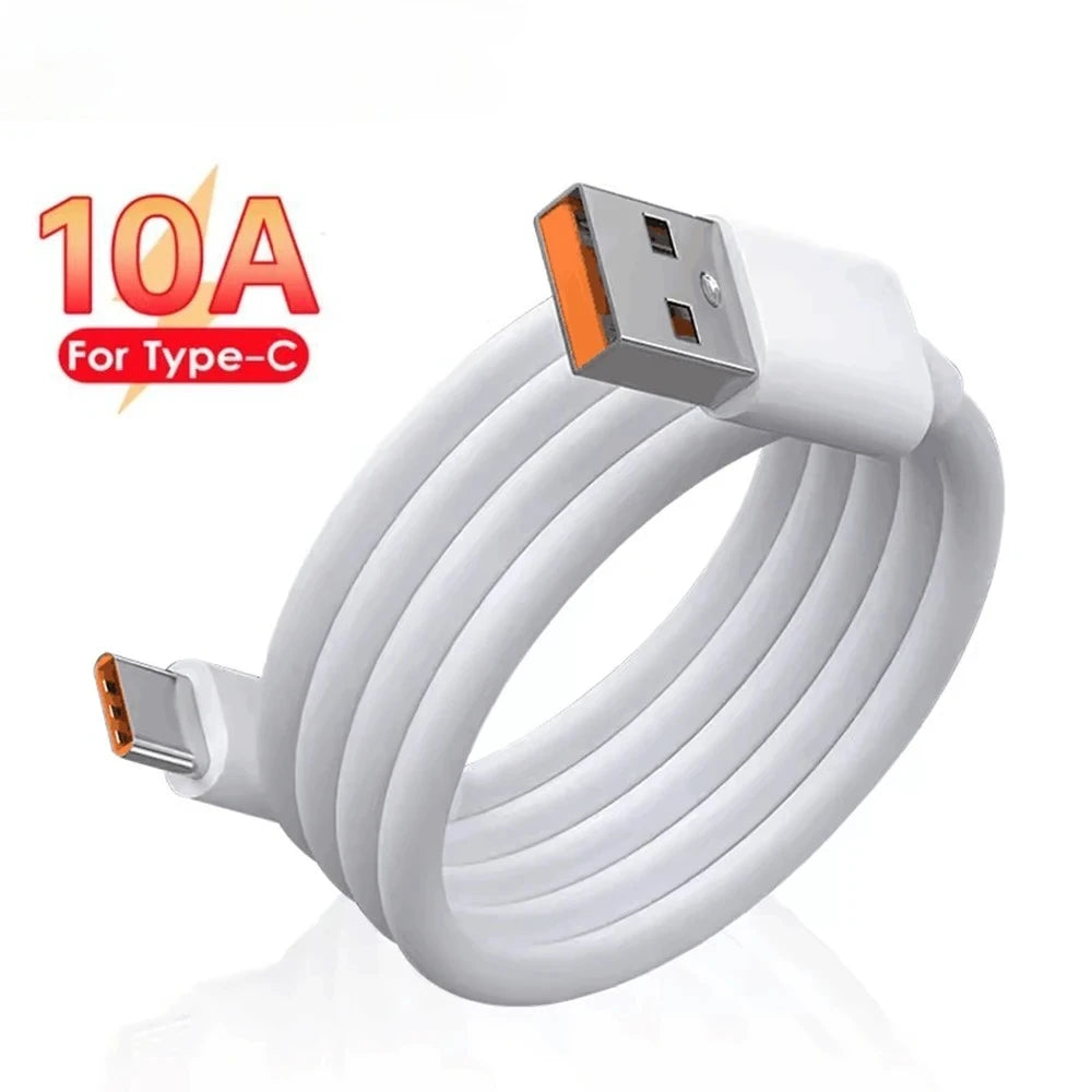 120W Type C Cable 120W Fast Charging Phone Charger USB C Data Cord for Huawei Mate 40 50 Honor Xiaomi Samsung Quick Charge Cable