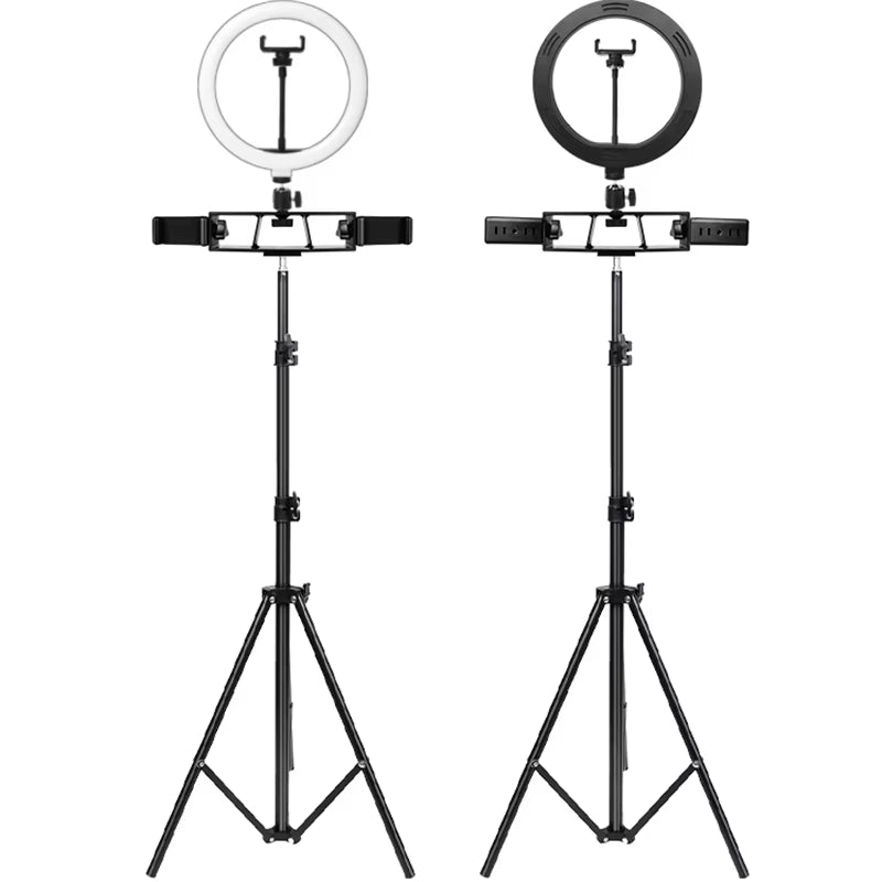 26/33Cm Photo Ring Light Led Selfie Ring Light Phone Bluetooth Broadcast Bracket Photography Lighting with Tripod