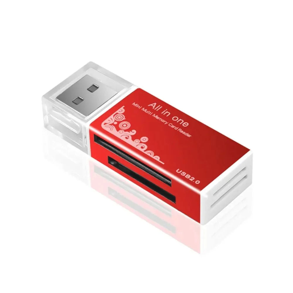 2-In-1 USB 3.0 High Speed Card Reader TF Memory Card Adapter Portable USB Flash Drive Design for PC Laptop Office Accessories