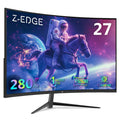 Z-EDGE 27" 280Hz 1920 x 1080 Full HD LED Curved Gaming Monitor 1ms MPRT, 16:9 VA Panel, HDR10, FreeSync, 350cd/m² Brightness, Flicker-Free & Low Blue Light, Compatible VESA