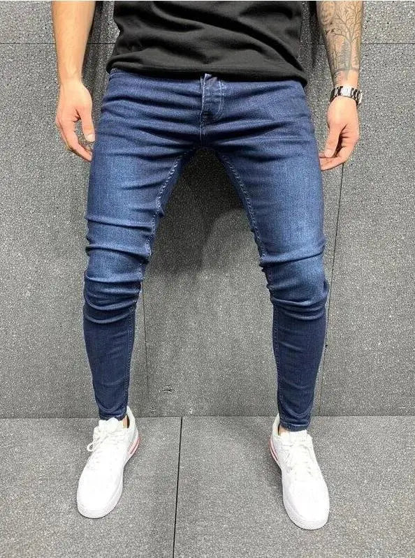 Vaqueros Slim Hombre Rotos – Denim Elástico
