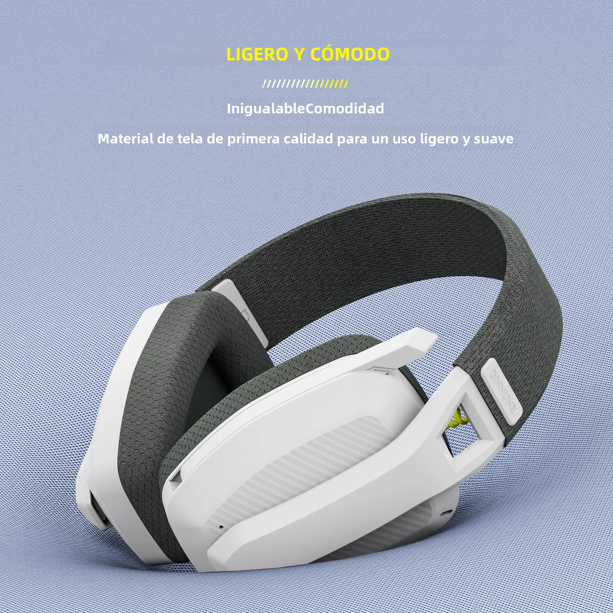 BINNUNE BW06 Bluetooth Headsets Gamer with Mic for PS5 PS4 PC Mac Playstation Wireless 2.4GHz Gaming Headphone with Microphone