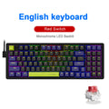 E-YOOSO Z94 USB Mechanical Gaming Keyboard Wired Monochrome LED Backlit Blue Red Switch 94 Key for Compute Laptop PC