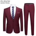 Traje de Boda Hombre 2 Piezas – Chaqueta y Pantalón Slim Fit