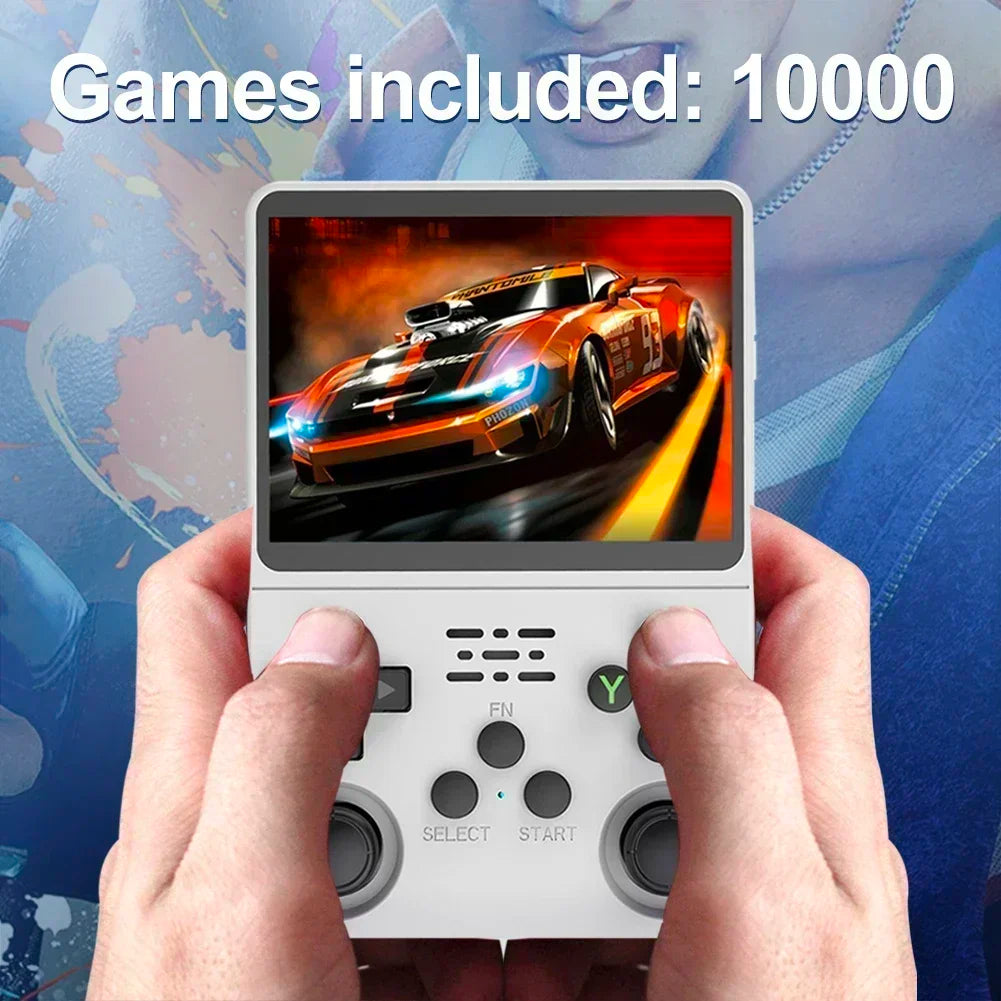 R36S Handheld Game Console ARKOS System 3.5 Inch IPS Screen Retro Classic Portable Pocket Video Player 128G Games Boy Gift
