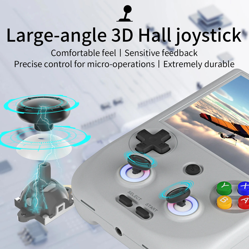 ANBERNIC RG406V Handheld Game Console 4-inch IPS Multi-Touch Screen Retro Game Console Portable Pocket Video Gaming Player Gift