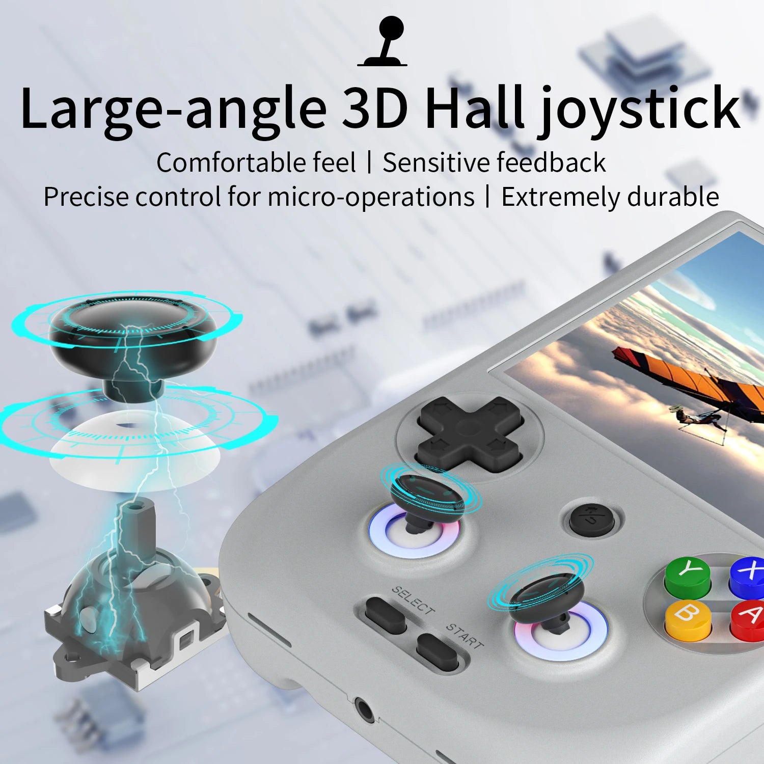 ANBERNIC RG406V Handheld Game Console 4-inch IPS Multi-Touch Screen Retro Game Console Portable Pocket Video Gaming Player Gift