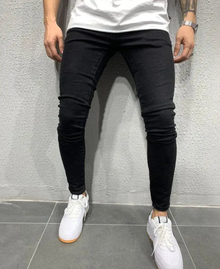 Vaqueros Slim Hombre Rotos – Denim Elástico