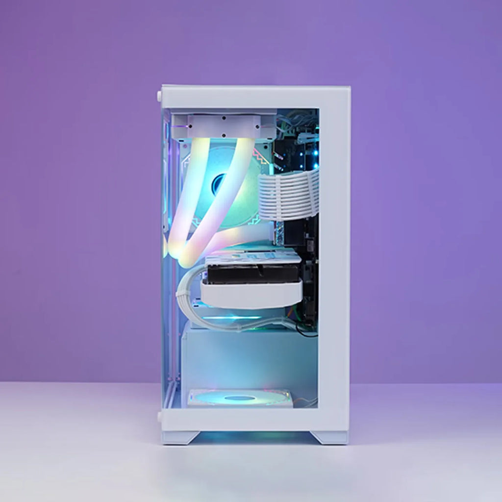 WJCOOLMAN Prism MINI Ocean View Room No Columns Computer Case Supports MATX Motherboard / 240 Water Cooling