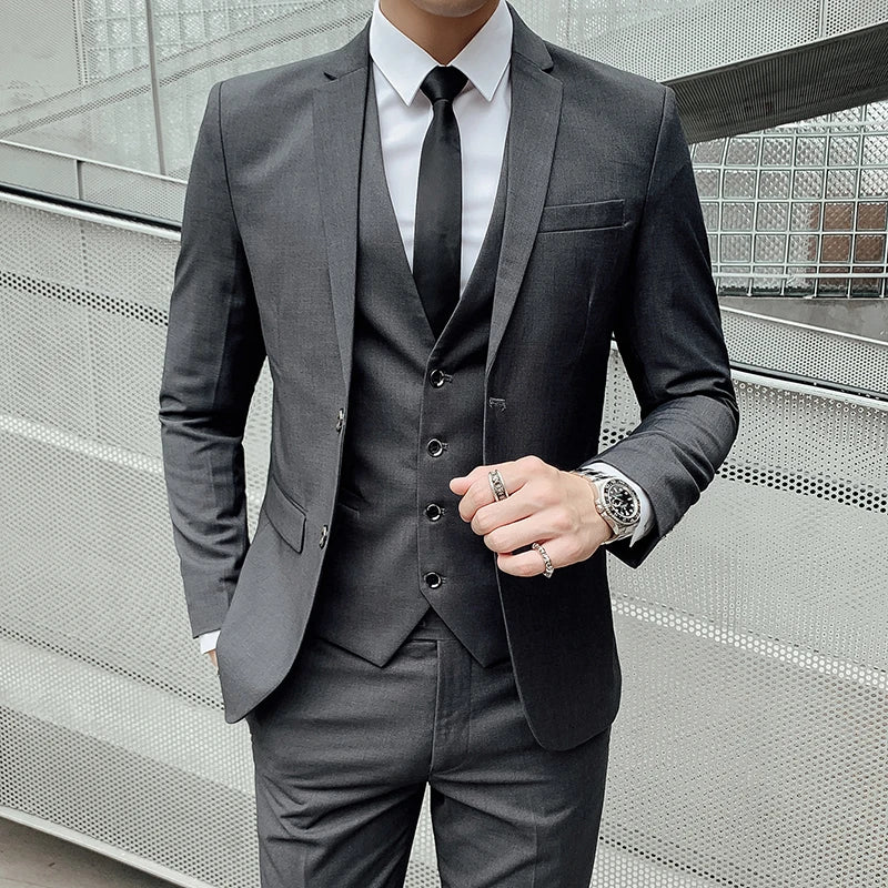 Traje Business Hombre – Corte Slim, Tallas Grandes