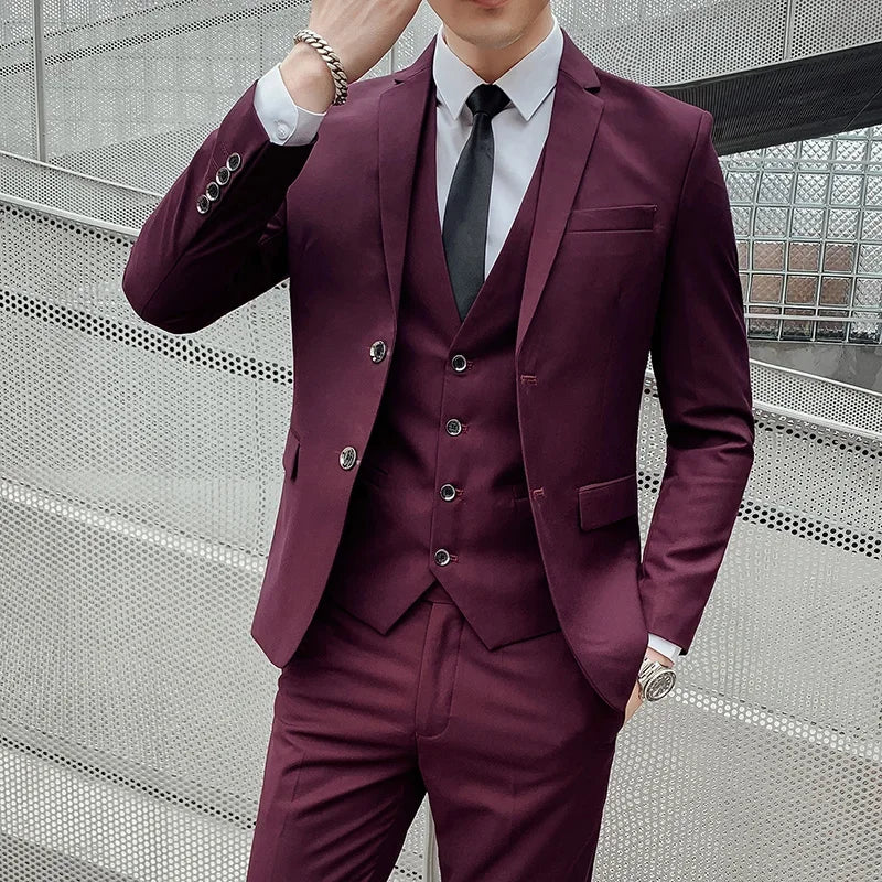Traje Business Hombre – Corte Slim, Tallas Grandes