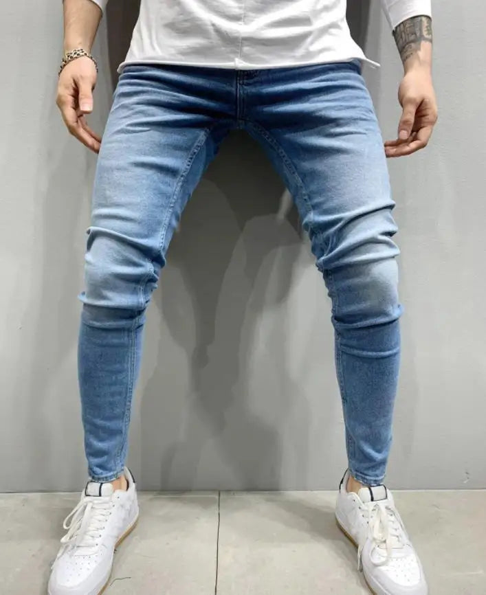 Vaqueros Slim Hombre Rotos – Denim Elástico