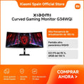 Official |   Xiaomi Curved Gaming Monitor G34Wqi, 180Hz High Refresh Rate, Wqhd Ultra-Wide Screen, 95% Dci-P3, 100% Srgb