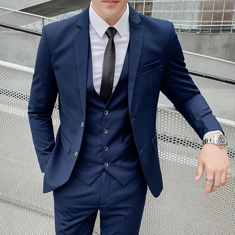 Traje Business Hombre – Corte Slim, Tallas Grandes