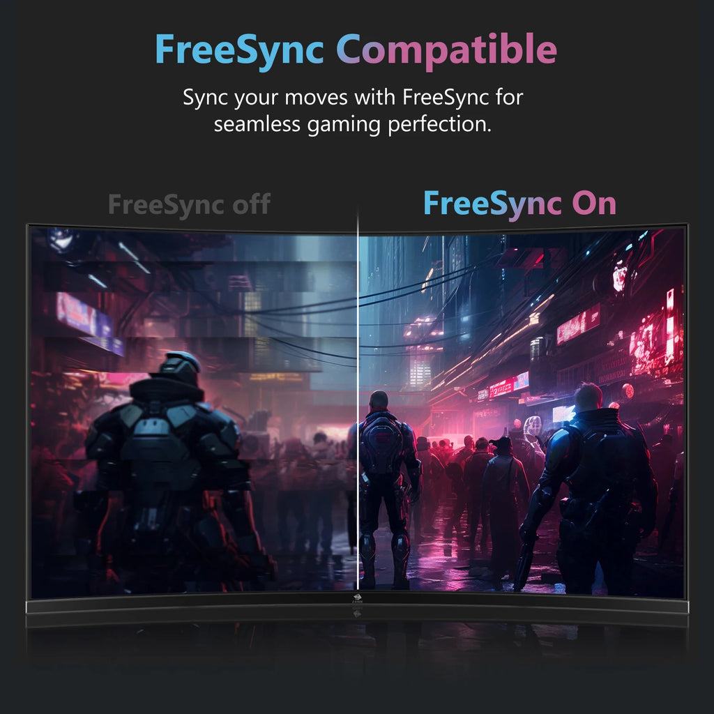 Z-EDGE 27" 280Hz 1920 x 1080 Full HD LED Curved Gaming Monitor 1ms MPRT, 16:9 VA Panel, HDR10, FreeSync, 350cd/m² Brightness, Flicker-Free & Low Blue Light, Compatible VESA