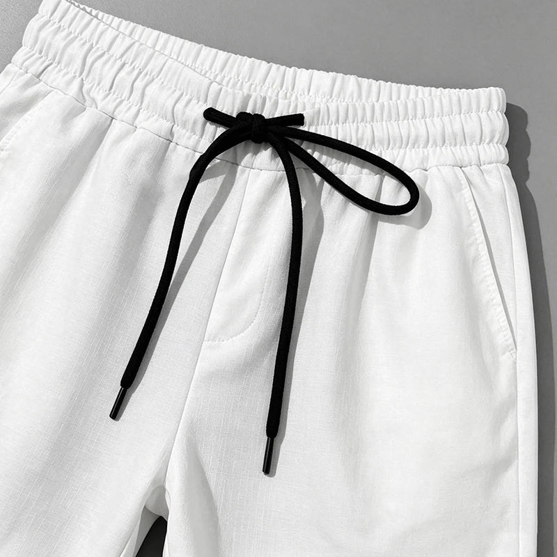 Conjunto de Lino Hombre – Camisa y Bermuda para Verano