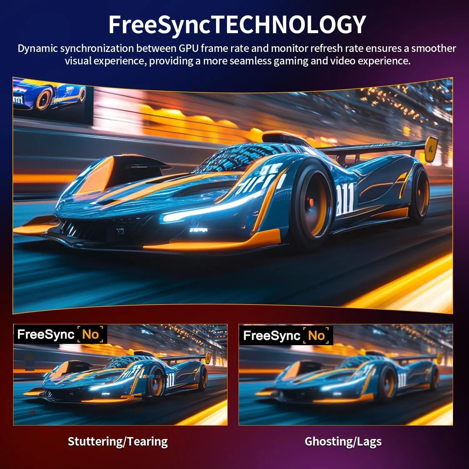 Crua Curved Gaming Monitor 27 Inch, 200Hz Fhd 1080P, Freesync, Low Motion Blur, Eye Protection,