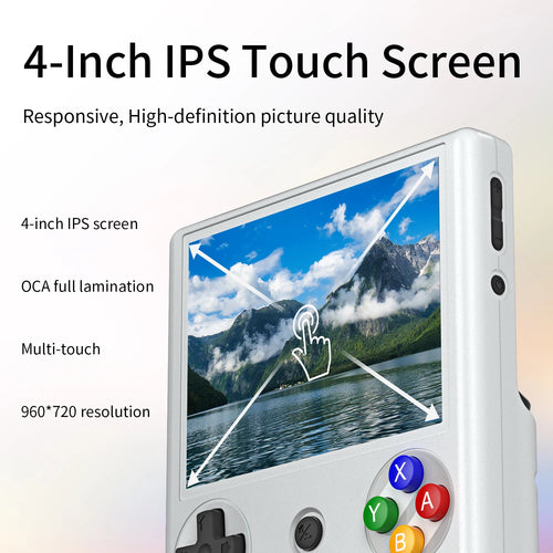 ANBERNIC RG406V Handheld Game Console 4-inch IPS Multi-Touch Screen Retro Game Console Portable Pocket Video Gaming Player Gift