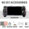 ANBERNIC RG557 Portable Game Console , 5.48" AMOLED Display, 8300mAh , Android 14, Retro Video Game Player For Birthday Gifts