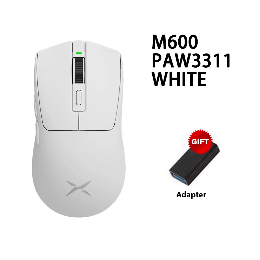 M600 Series Wireless Gaming Mouse 52G Lightweight 2.4G Dual Mode Connection 26000DPI Macro Rechargeable Mice for PC Gamer
